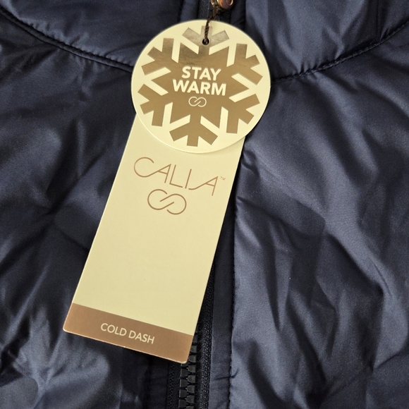 CALIA Cold Dash Run Vest - Women's Size Extra Large XL Opulent Blue New Outdoor - Picture 3 of 9